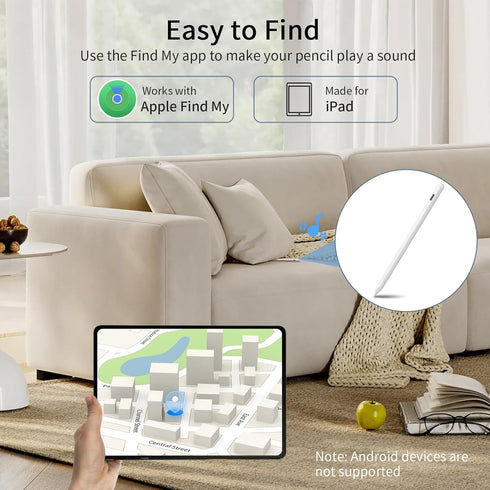 OTOUCH 2018-2025,Tilt A16(11th)/10/9/8 13/11 12.9/13/11 7/6/5 Findmy iPad Pencil Compatible with Apple iPad