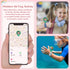 Waterproof AirTag Bracelet for Kids, Cute Cartoon Holder in Soft Silicone for Apple GPS Tracker - Navy Blue Planet