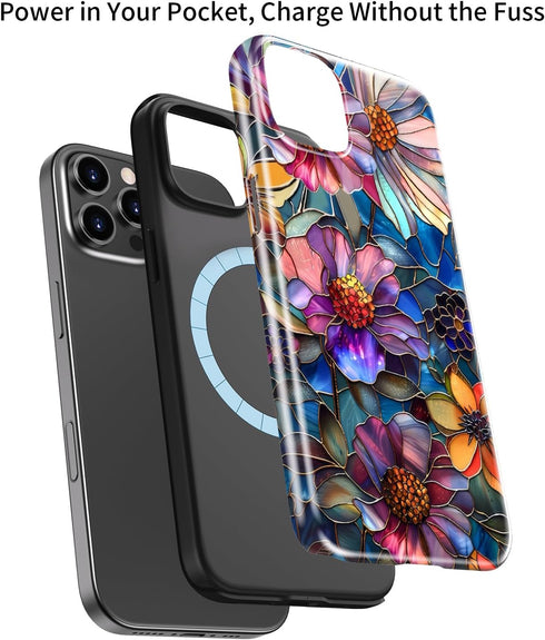 STARVIP 12 12 for iPhone Case/iPhone Pro Case, Wireless Charging, Dual-Layer Soft Silicone + Hard Shell with Cute