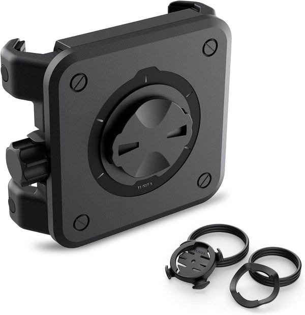 TUSITA Bicycle Phone Holder Compatible with Garmin Mount, Fits 4.0"-6.9" Devices