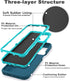 Shockproof Dustproof Case for Samsung Galaxy A32 5G (Blue) - Compatible with Samsung Galaxy A32 5G