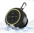 Kebrela Bluetooth Shower Speaker with Carabiner, Portable Bluetooth Speakers with Suction Cup, IP67