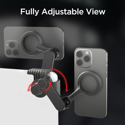 Compatible MagSafe Car Mount Charger, Foldable Dashboard Magnetic Wireless Charger for Tesla Model 3/Y