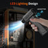 CAGIWIRU Duster,130000RPM Blower,3 Compressed Air Super Power Cordless Air Duster,Rechargeable Brushless Gear
