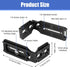 Uelkr 1/4" DSLR Camera L Bracket Quick Release Plate Vertical Horizontal Switching Tripod with Screw, Camera Mount