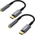 USB Type C to 3.5mm Female Headphone Jack Adapter, 2-Pack USB C to Aux Audio Dongle for iPhone and Galaxy