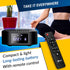 KLIM E1 MP3 Boombox - CD Player Portable Audio System + Extra BASS with Subwoofer + FM Radio, CD Bluetooth AUX USB +