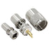 PL259 Coax Connectors, 5 Pack PL-259 UHF Male Solder Connectors with UG-175 Reducer for RG-58, RG-213