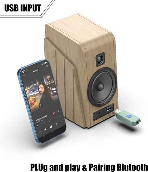USB Bluetooth Car Kit with Stronger Mics & Noise Cancellation, Plug-and-Play Bluetooth 5.3 Receiver Adapter for Car