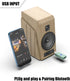 USB Bluetooth Car Kit with Stronger Mics & Noise Cancellation, Plug-and-Play Bluetooth 5.3 Receiver Adapter for Car