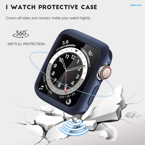 16 Pieces Soft TPU Protective Watch Case Anti-Scratch Silicone Protector for Smartwatch Series (40 mm)