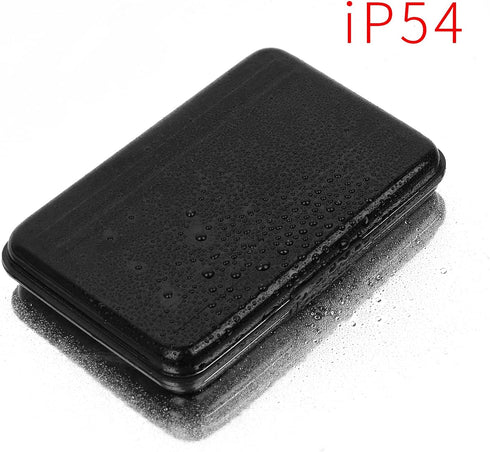 Aluminum Shock Resistant Memory Card Storage Box Holder for 8 SD SDHC MMC Micro SD TF Cards (Black)