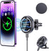 Magnetic Wireless Car Charger Mount, Compatible with Magsafe iPhone 14/13/12/12 Mini/12 Pro/12 Pro Max, 15W Fast