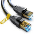 Vabogu Cat 8 Ethernet Cable 20FT, Heavy Duty 26AWG High Speed 40Gbps