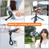 VRIG 1/4" MG-23 Magnetic Phone Tripod Mount for iPhone, Foldable Metal Phone Holder with Double Screw Holes and Cold