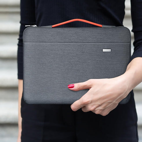 LANDICI 360° Protective Laptop Sleeve Case for 14-15 Inch MacBook Pro, Air, Surface Laptop, Waterproof, Grey