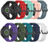 KOMI Compatible Galaxy Watch Band for Active 2, 20mm Soft Silicone Replacement Strap for 44mm 40mm