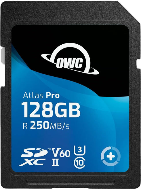OWC Atlas Pro 128GB SDXC UHS-II V60 Media Card
