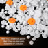 SynHHergyx 200PCS 0.5 White Plastic Gears Module Plastic Single Gear Spindle Small Motor Gears for DC Motor DIY Model