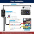 Biuone Kit,11.5ft 3-Lead 12V-24V 5V Upgraded Dash Cam Hardwire Acc Hardwire Kit for Dash Camera Type C Hard Wire Kit