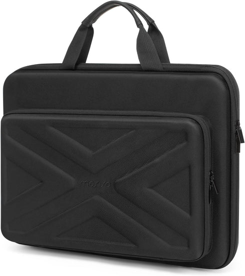 MOSISO Hard Shell Laptop Sleeve for MacBook Pro 16 inch 2024-2019, 15-15.6 inch Notebook Case with Front Pocket & Belt,