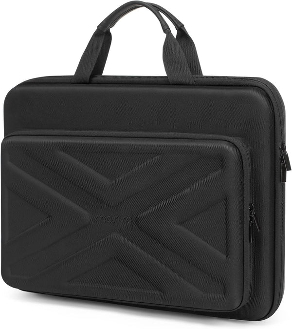 MOSISO Hard Shell Laptop Sleeve for MacBook Pro 16 inch 2024-2019, 15-15.6 inch Notebook Case with Front Pocket & Belt,