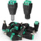 12V DC Adapter Plug 5.5mm x 2.1mm, 10 Pair (10 Male + 10 Female) DC Power Connector for LED Strip CCTV