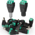 12V DC Adapter Plug 5.5mm x 2.1mm, 10 Pair (10 Male + 10 Female) DC Power Connector for LED Strip CCTV