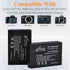 Pickle Power LP-E12 Battery and LED Dual USB Charger for Canon PowerShot SX70 HS, EOS M M2 M10 M50 M100 M200, M50 Mark II, Rebel SL1 Digital Camera