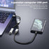 USB C to Dual USB Female Adapter, Type C to Dual USB Splitter for MacBook Pro, Google Pixel, Galaxy S9