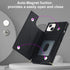 iPhone 13 Crossbody Phone Case - Black Leather Wallet with Card Holders, Adjustable Strap, Protective Design, 6.1 inch.