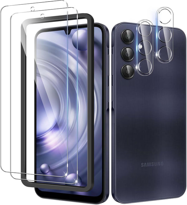 2+2 Pack Screen Protector for Samsung Galaxy A35 5G with Camera Lens Protector, Full Coverage, Easy to Install