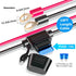 12V Car Cigarette Lighter Socket, 200W 3 Socket Plug Splitter, USB Charger Adapter, 12 Volt Power Outlet with Eyelet
