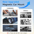 COOEXES Magnetic Phone Holder for Car, MagSafe Car Mount with Dual Side Strong Magnets,Ultrathin Adjustable Cell Phone