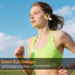 IP68 Swimming 32GB MP3 Swimming/Marathons/Cycling(Neon) Waterproof Headphones, Bone Conduction Liquid Silicone