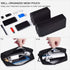 imComor Universal Electronics Accessories Case - 2-Pack Portable Soft Carrying Case Bag Wire Cable Organizer for Hard