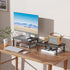 WALI Monitor Risers for 2 Monitors, Dual Monitor Riser, Laptop Riser for Desk, Adjustable Underneath Storage, Black