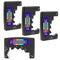 4PACK BT-886 Battery Tester Checker for Battery C D 9V AA AAA 1.5V - Black