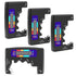4PACK BT-886 Battery Tester Checker for Battery C D 9V AA AAA 1.5V - Black