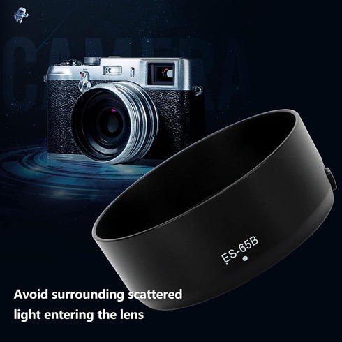 Camera Lens Hood Shade for RF50mm F1.8 Lens, Reversible Bayonet Lens Hood, Protective Hood for RF50mm F1.8 Lens