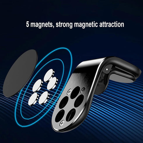 LONDRAF 360 Phone Holder, Magnetic Phone Holder for Car, Mobile Phone Navigation Magnetic Bracket, Adjustable Hands