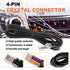 JAMHER 4-Pin 3.5m/11.48ft Universal Car Amplifier Bass Control Knob Sub Level Amp Volume Control Cable with Cable