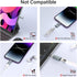 USB C to Lightning Adapter, 4 Pack, 1.8-2.2A 15W Fast Charging, Data Sync for iPhone/iPad, Anti-Lost Loop