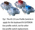 GATERON KS-33 Low Profile 2.0 Silver Switches, 3 Pin Factory Pre-lubed SMD LED for MX Mechanical Keyboard (Silver, 35pcs)