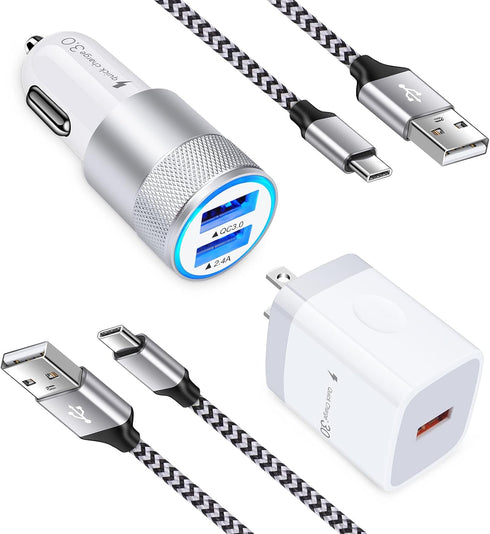 USB C Fast Charger Compatible with LG Stylo 4 5 6, G5 G6 G7 G8 V20 V30 V40 V50 V60 ThinQ, Velvet 5G, Wing 5G