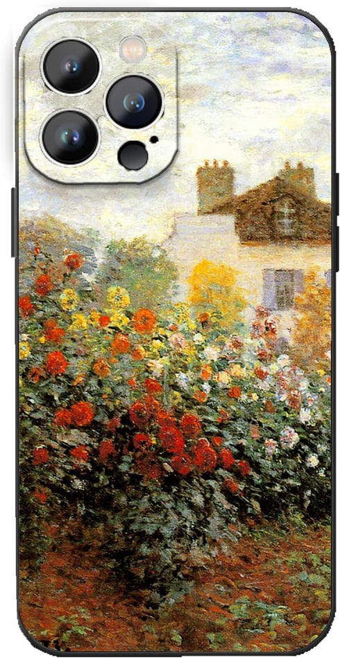iPhone 15 Pro Max Case, Classic Art Monet Painting Retro Landscape Phone Cover for Women Men, Flexible TPU Slim