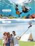 kzomKzoo 67 360 Selfie Stick Tripod with Light, Basic Phone Stand for iPhone & Samsung, All-in-One Extendable Tripod