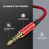 MOSWAG 3.28FT/1Meter 3.5mm Extension Cable, Audio Male to Female Stereo Extension Adapter, Nylon Braided Cord for