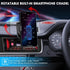 aboutBit 300W Single Din Car Marine Stereo: Bluetooth Car Radio with Smartphone Holder - Push to Talk Assistant AM FM