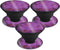 MightySkins Glossy Glitter Skin for PopSocket - Purple Sky, Protective High-Gloss Glitter Finish